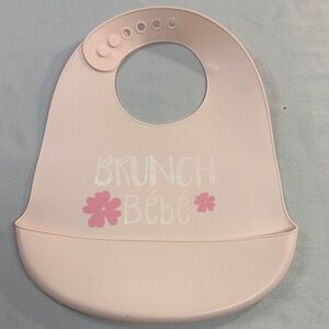 Lily & Jack - Light Pink Baby Silicon Bib